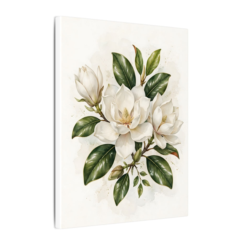 Magnolia Blossoms Canvas Wall Art