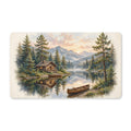 Mountain Cabin by the Lake Doormat