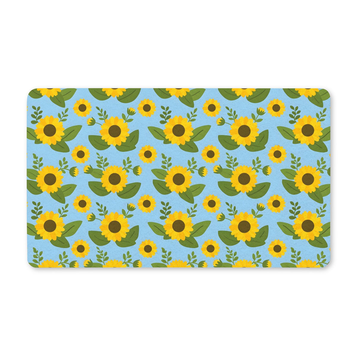 Sunflower Pattern Doormat