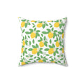 Farmhouse Lemon Pattern Throw Pillow – Style 2