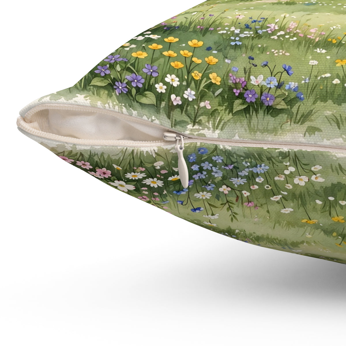 Country Church in Spring Throw Pillow – Style 2