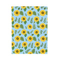 Sunflower Pattern Velveteen Plush Blanket