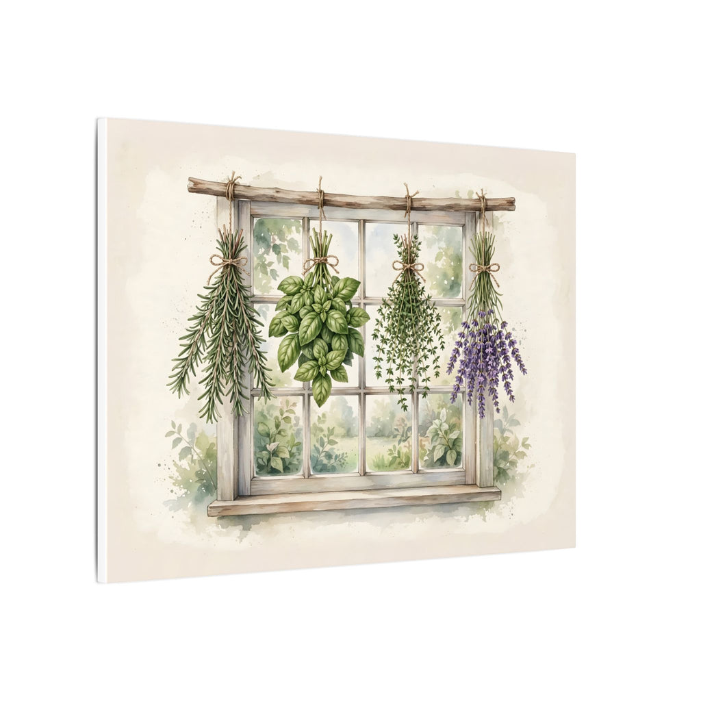 Farmhouse Kitchen Herbs Canvas Wall Art