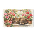 Tabby Cat in the Window Garden Doormat – Style 2