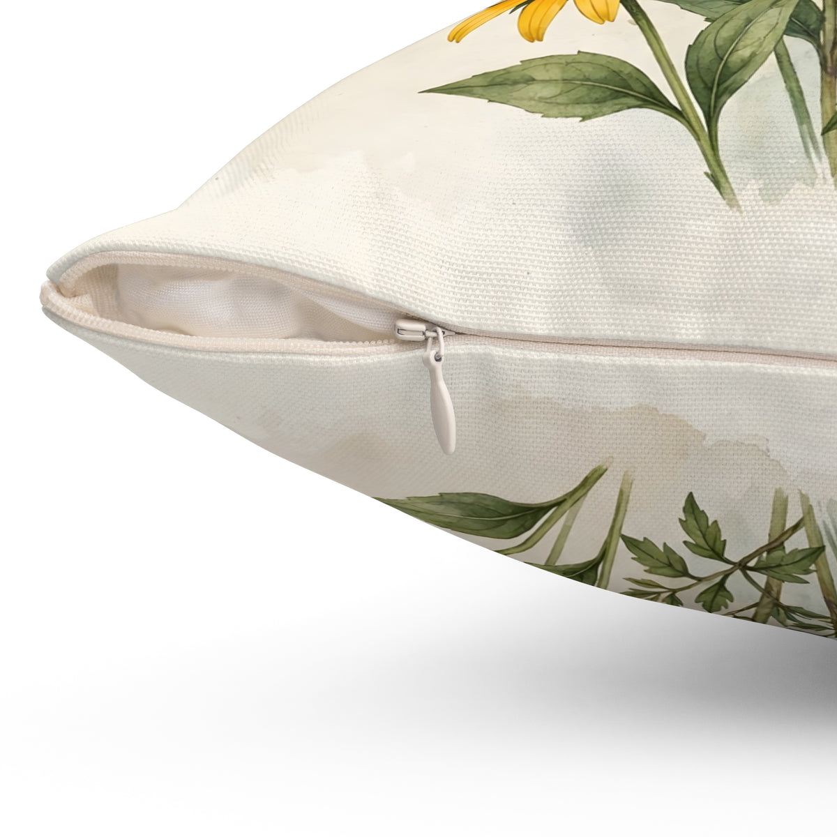 Monarch Butterflies and Wildflowers Throw Pillow – Style 2