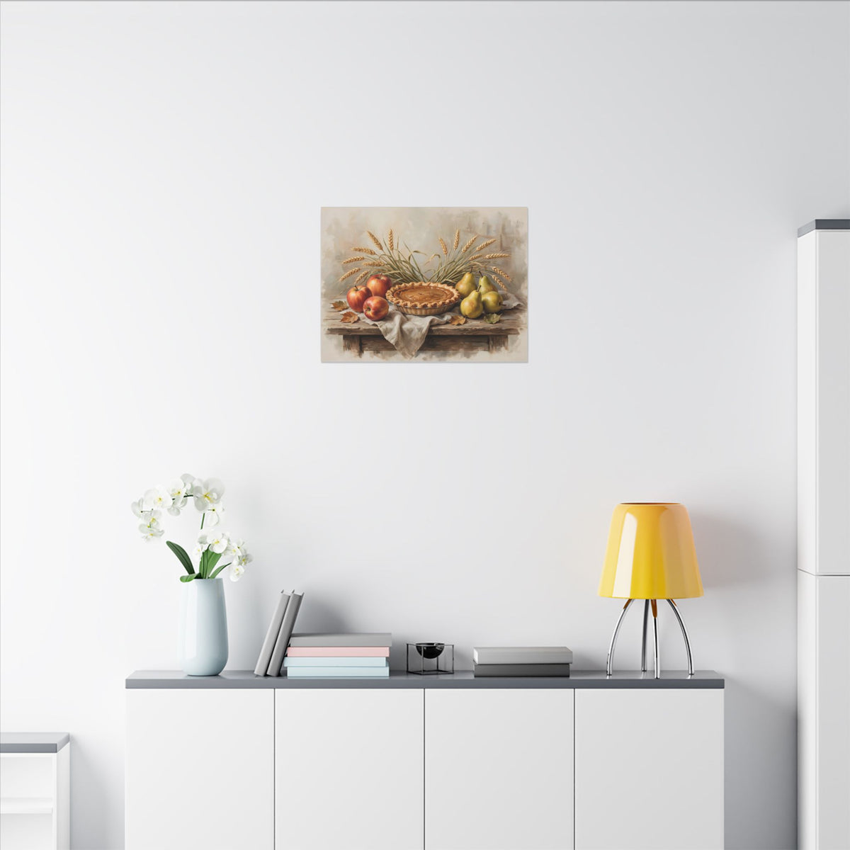 Thanksgiving Table Still Life Canvas Wall Art – Style 2