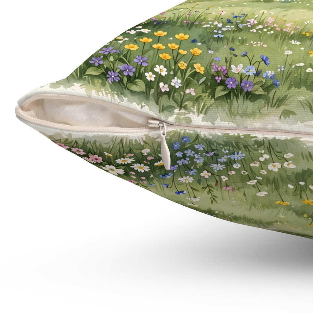 Country Church in Spring Throw Pillow – Style 2