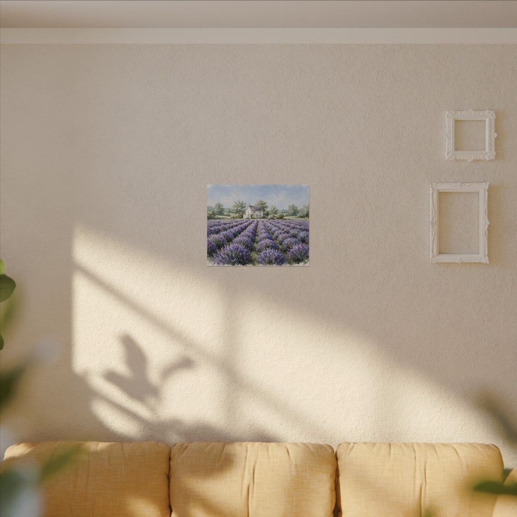 Lavender Field Farmhouse Canvas Wall Art – Style 2