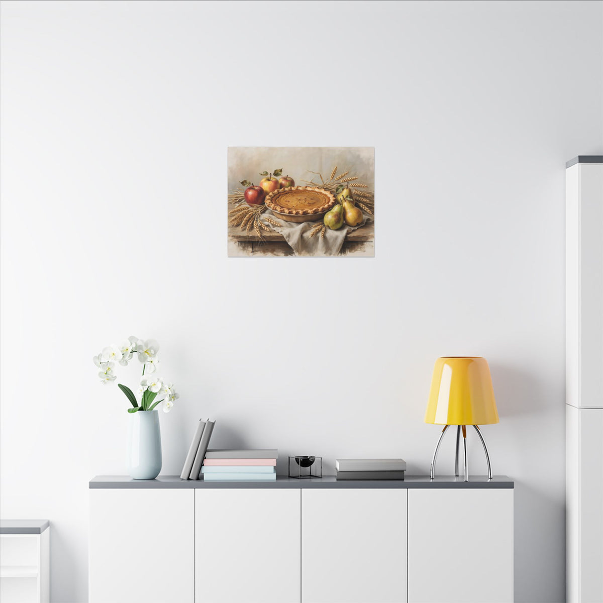 Thanksgiving Table Still Life Canvas Wall Art