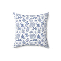 Blue Willow China Pattern Throw Pillow – Style 2