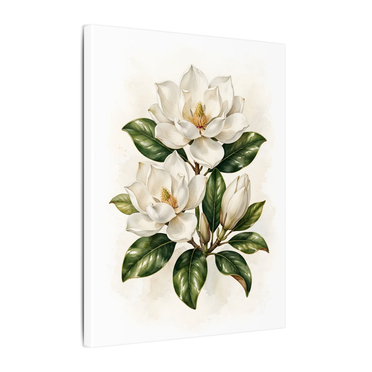 Magnolia Blossoms Canvas Wall Art – Style 2