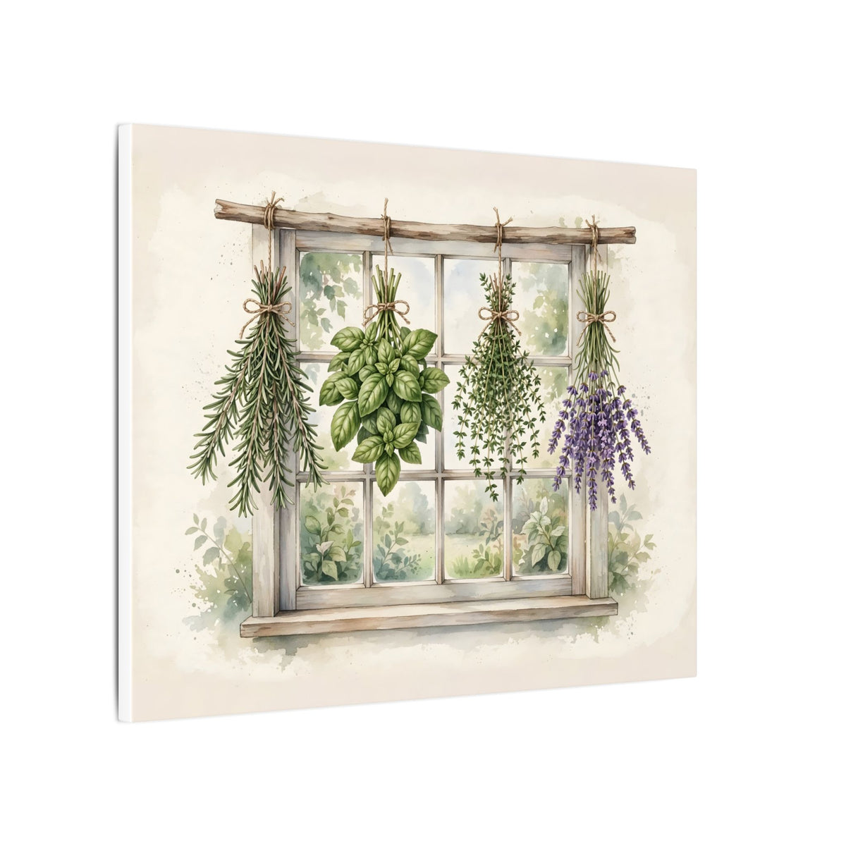 Farmhouse Kitchen Herbs Canvas Wall Art