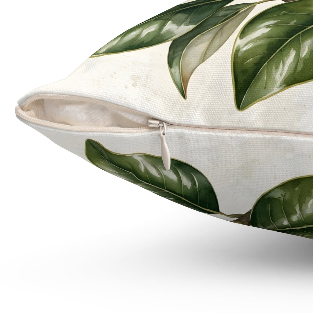 Magnolia Blossoms Throw Pillow – Style 2