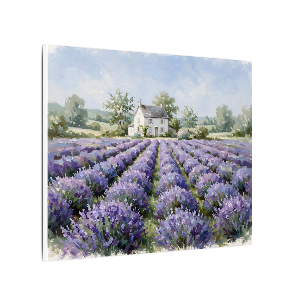 Lavender Field Farmhouse Canvas Wall Art – Style 2