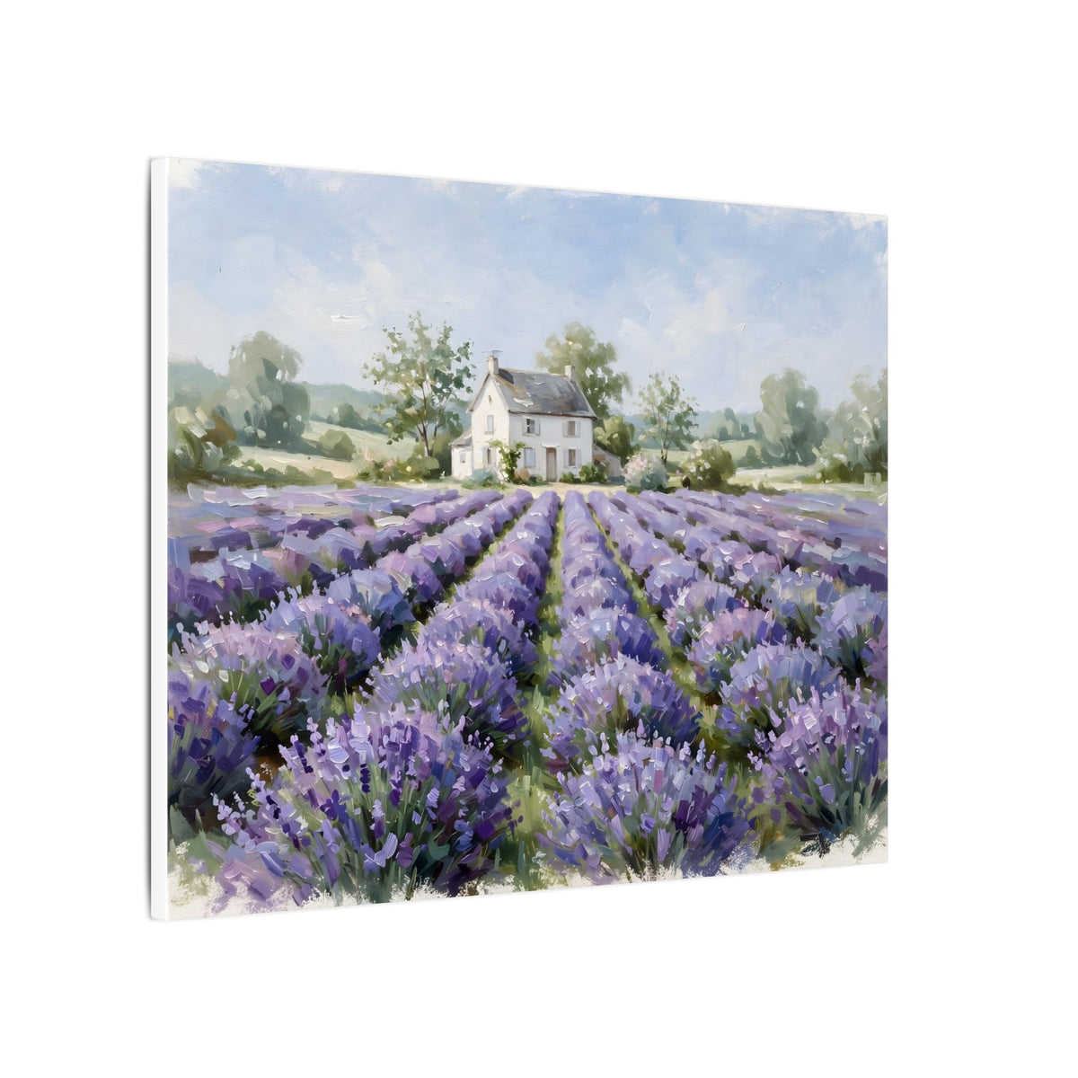 Lavender Field Farmhouse Canvas Wall Art – Style 2