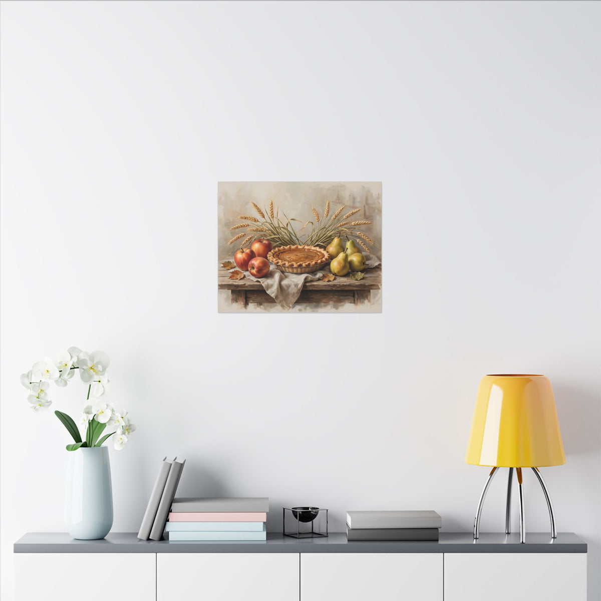 Thanksgiving Table Still Life Canvas Wall Art – Style 2