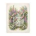 Cottage Garden Gate Canvas Wall Art