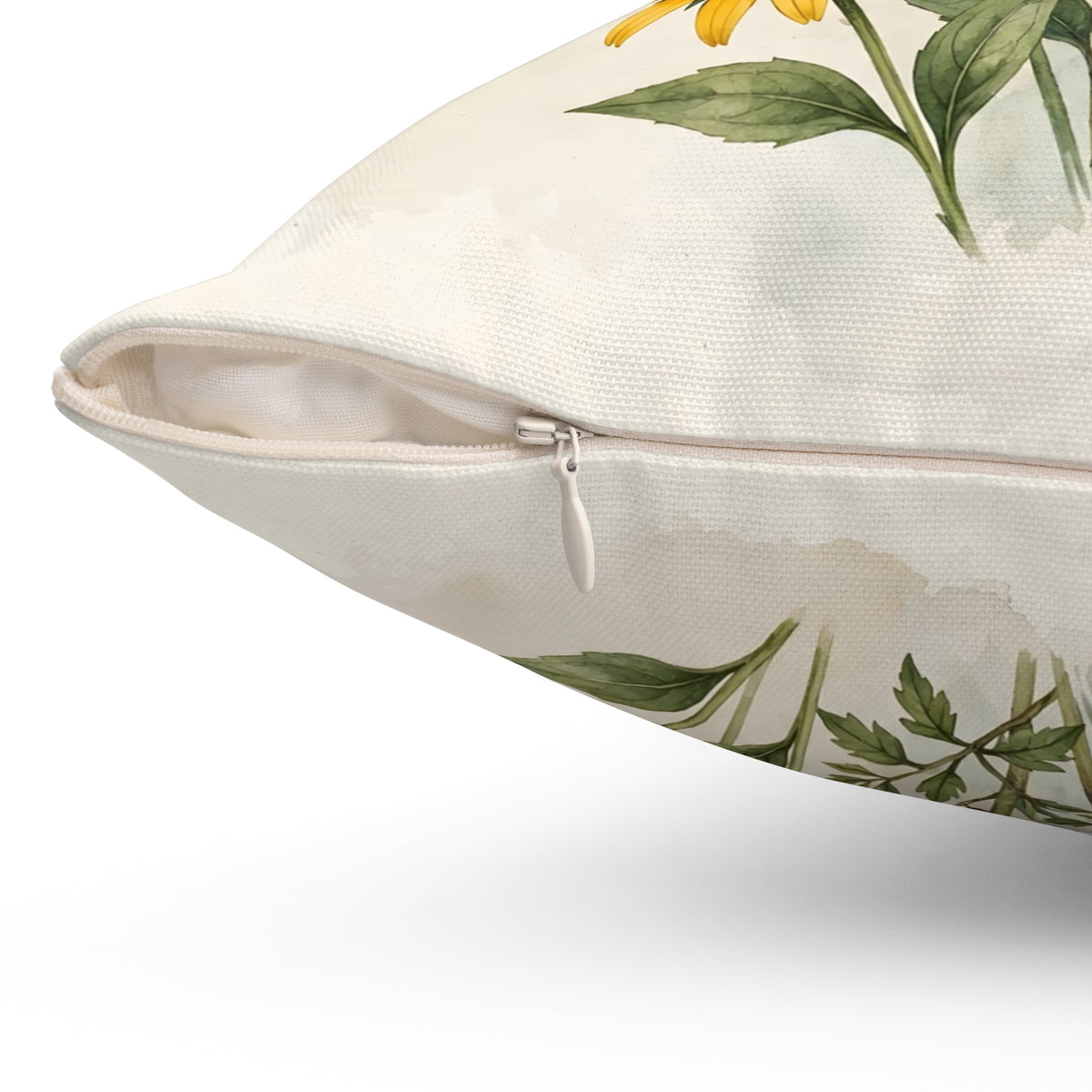 Monarch Butterflies and Wildflowers Throw Pillow – Style 2