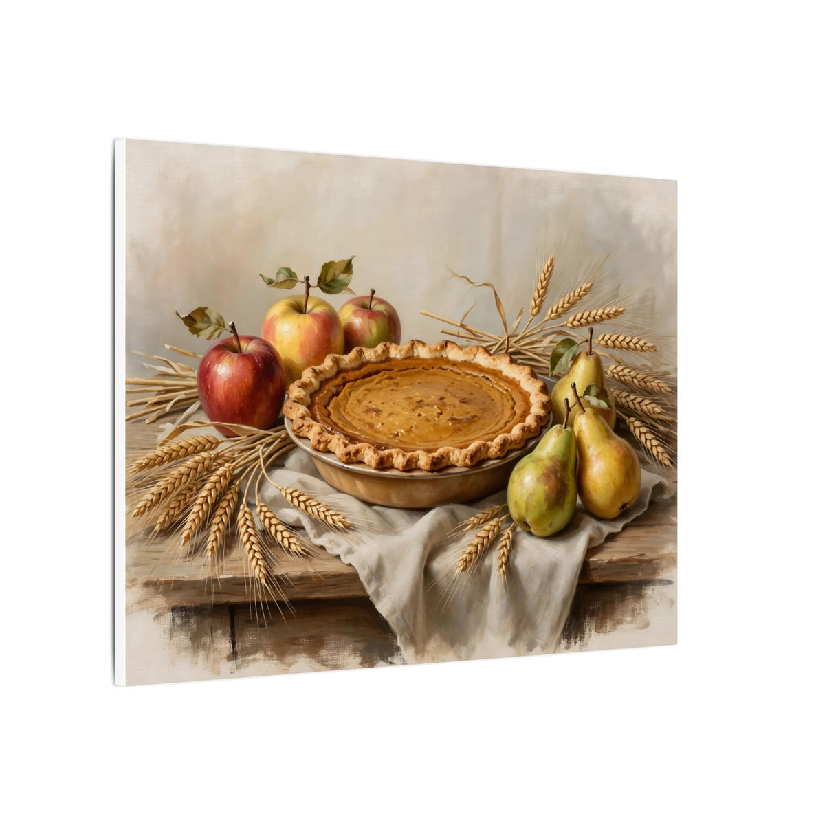 Thanksgiving Table Still Life Canvas Wall Art