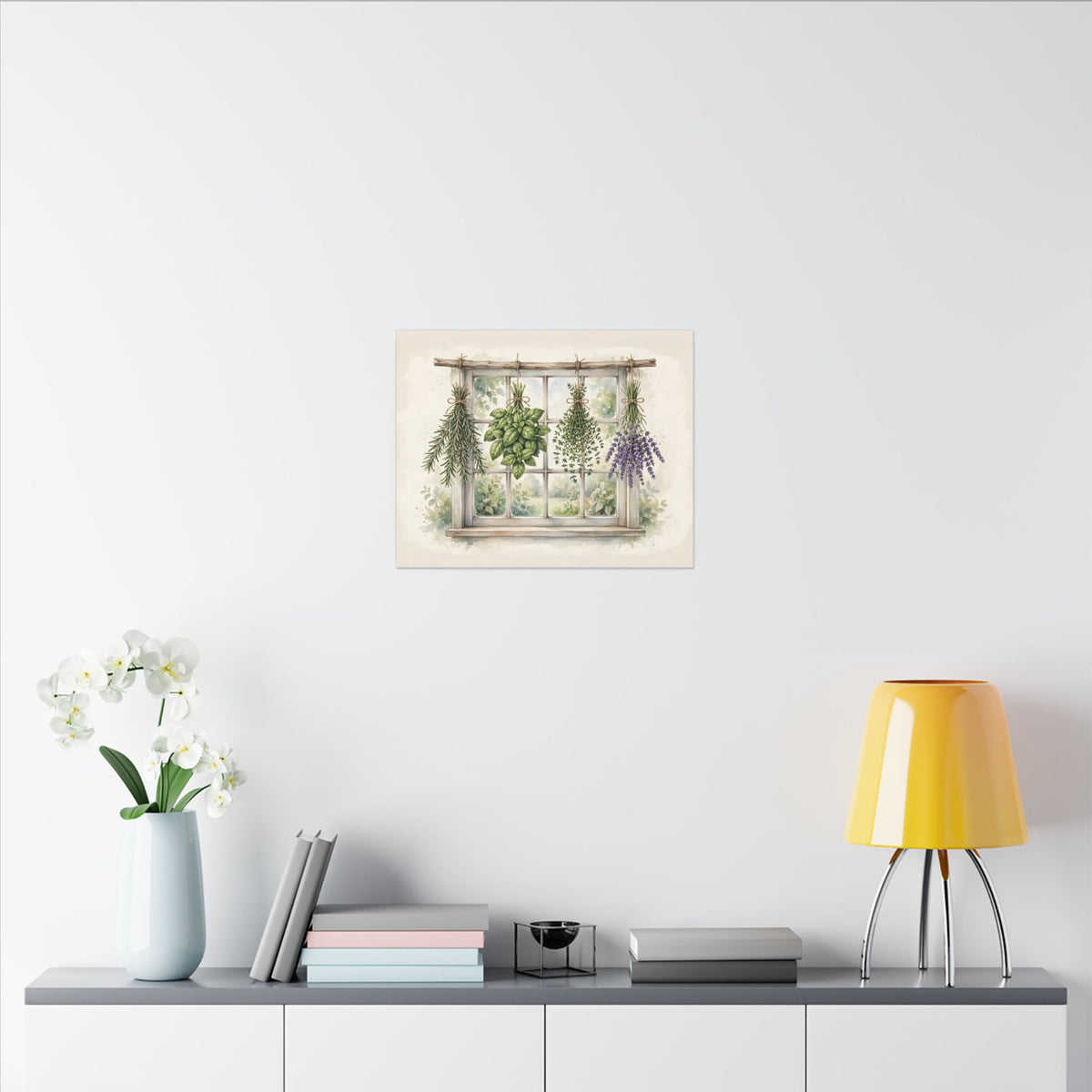 Farmhouse Kitchen Herbs Canvas Wall Art