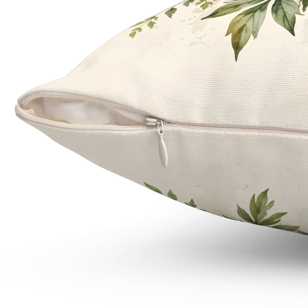 Pink Peonies Watercolor Throw Pillow