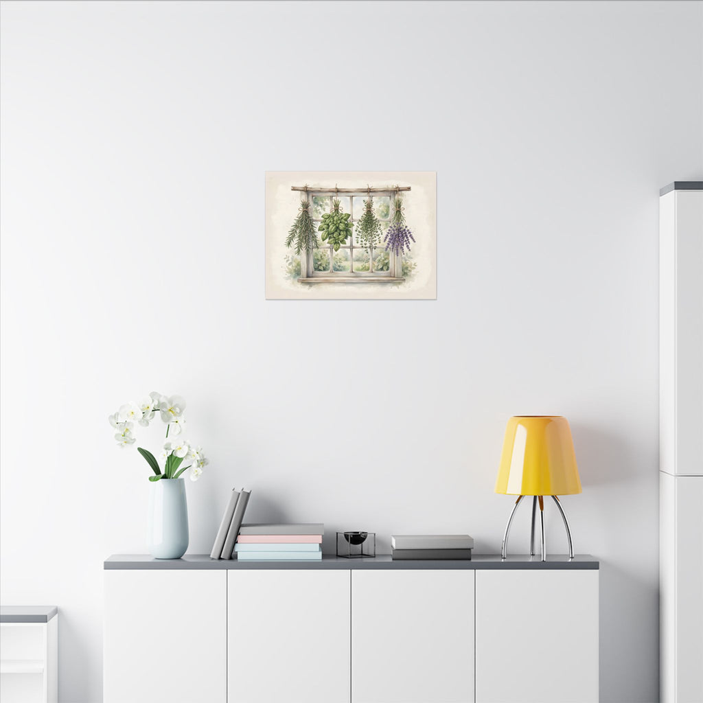 Farmhouse Kitchen Herbs Canvas Wall Art
