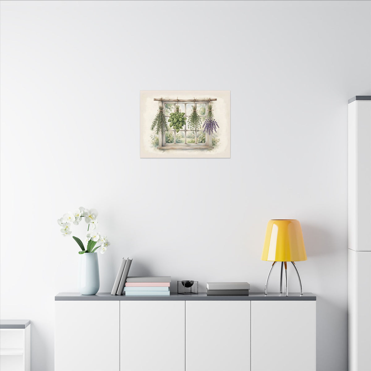Farmhouse Kitchen Herbs Canvas Wall Art