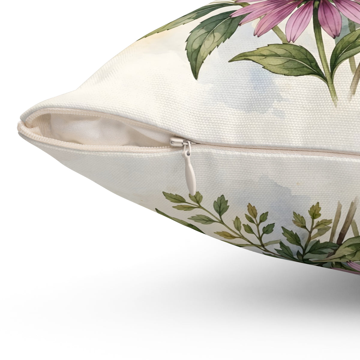 Monarch Butterflies and Wildflowers Throw Pillow