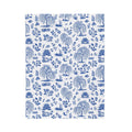Blue Willow China Pattern Velveteen Plush Blanket