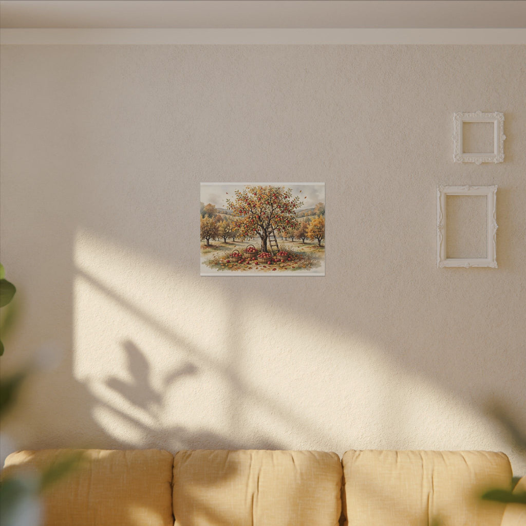 Apple Orchard in Autumn Canvas Wall Art – Style 2