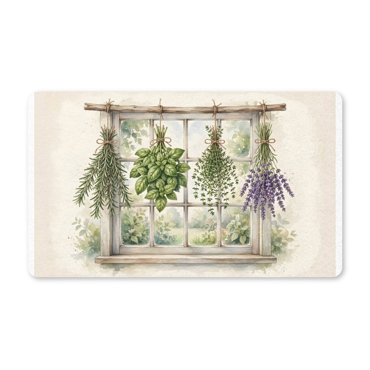 Farmhouse Kitchen Herbs Doormat