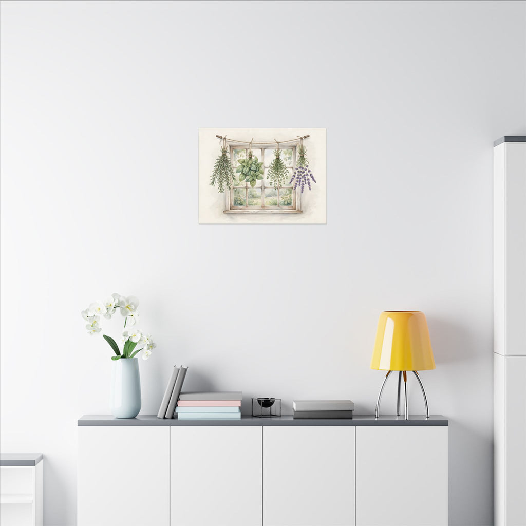 Farmhouse Kitchen Herbs Canvas Wall Art – Style 2