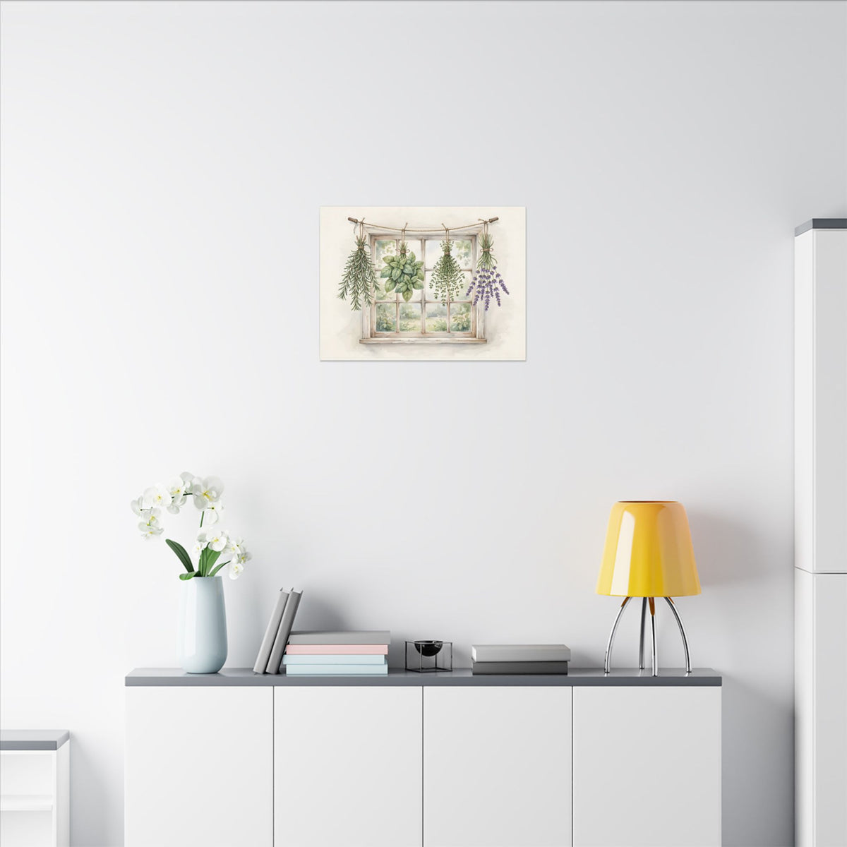 Farmhouse Kitchen Herbs Canvas Wall Art – Style 2