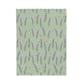 Lavender Sprigs Pattern Velveteen Plush Blanket – Style 2