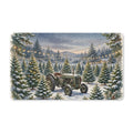Christmas Tree Farm at Dusk Doormat – Style 2