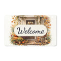 Cozy Fall Front Porch Welcome Doormat