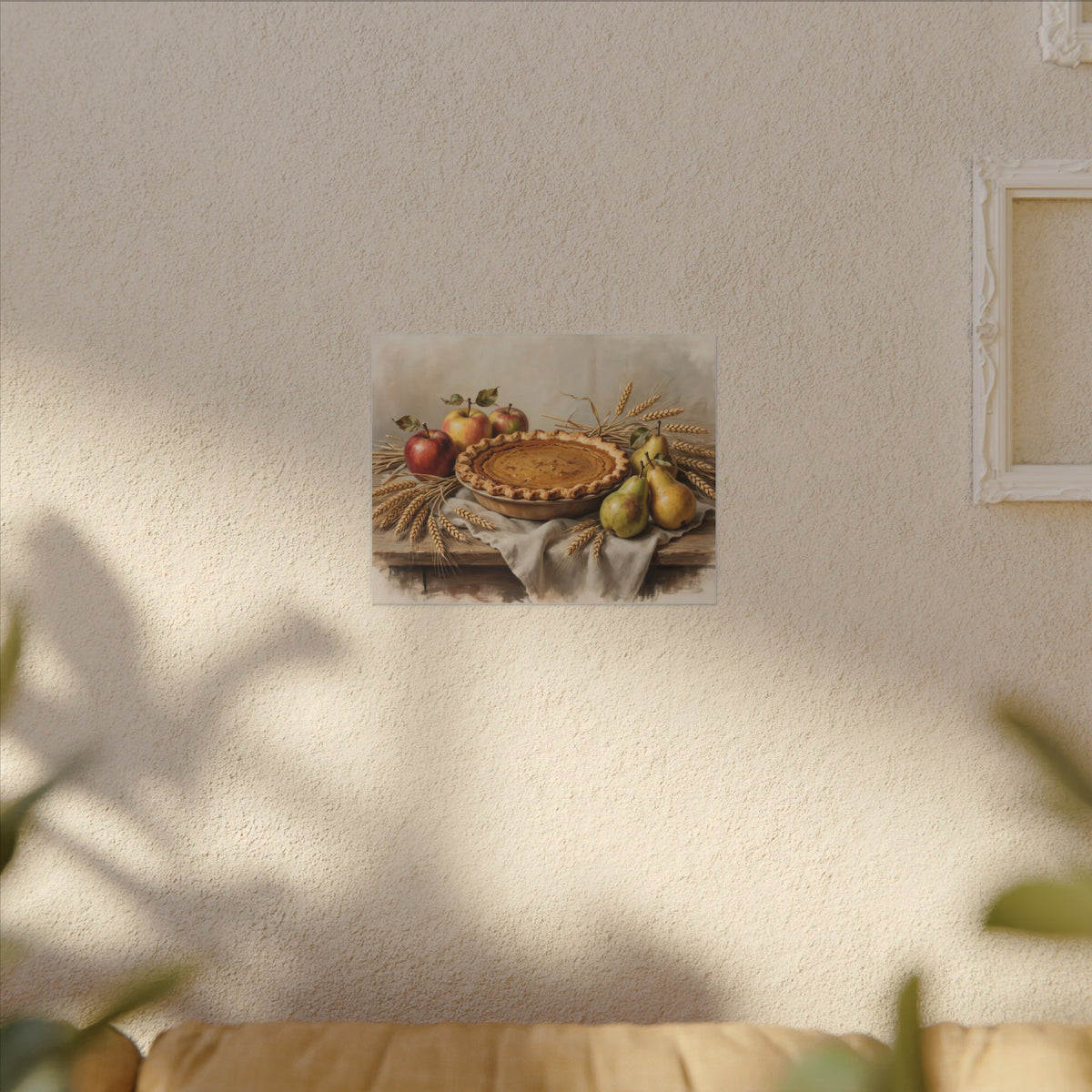 Thanksgiving Table Still Life Canvas Wall Art