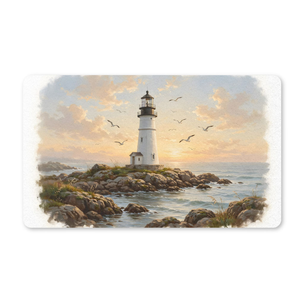 Lighthouse at Golden Hour Doormat – Style 2