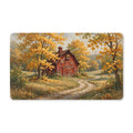 Autumn Red Barn Landscape Doormat – Style 2