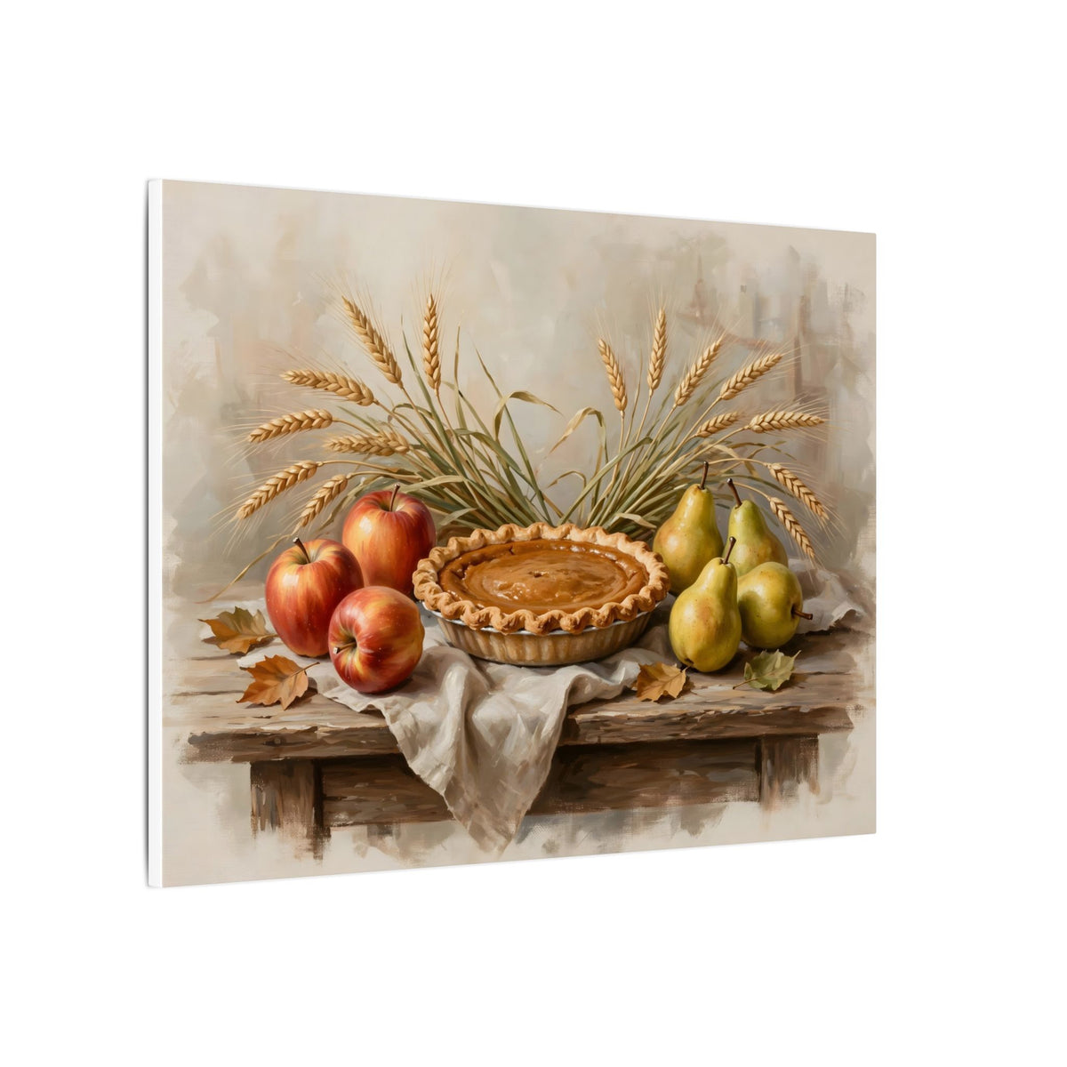 Thanksgiving Table Still Life Canvas Wall Art – Style 2
