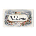 Gingerbread Village Welcome Doormat