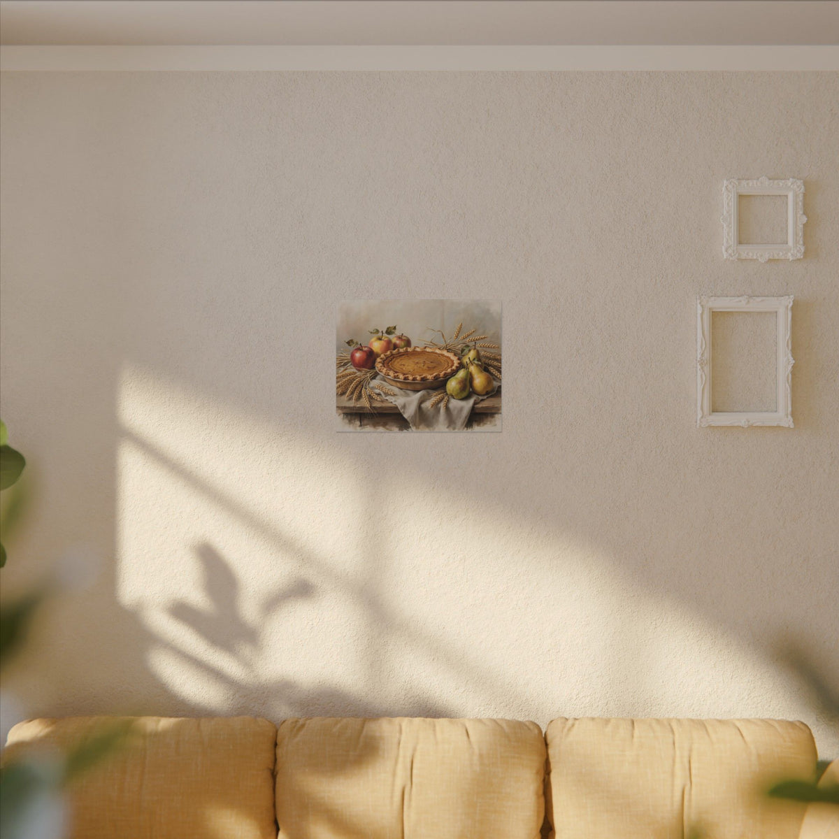 Thanksgiving Table Still Life Canvas Wall Art