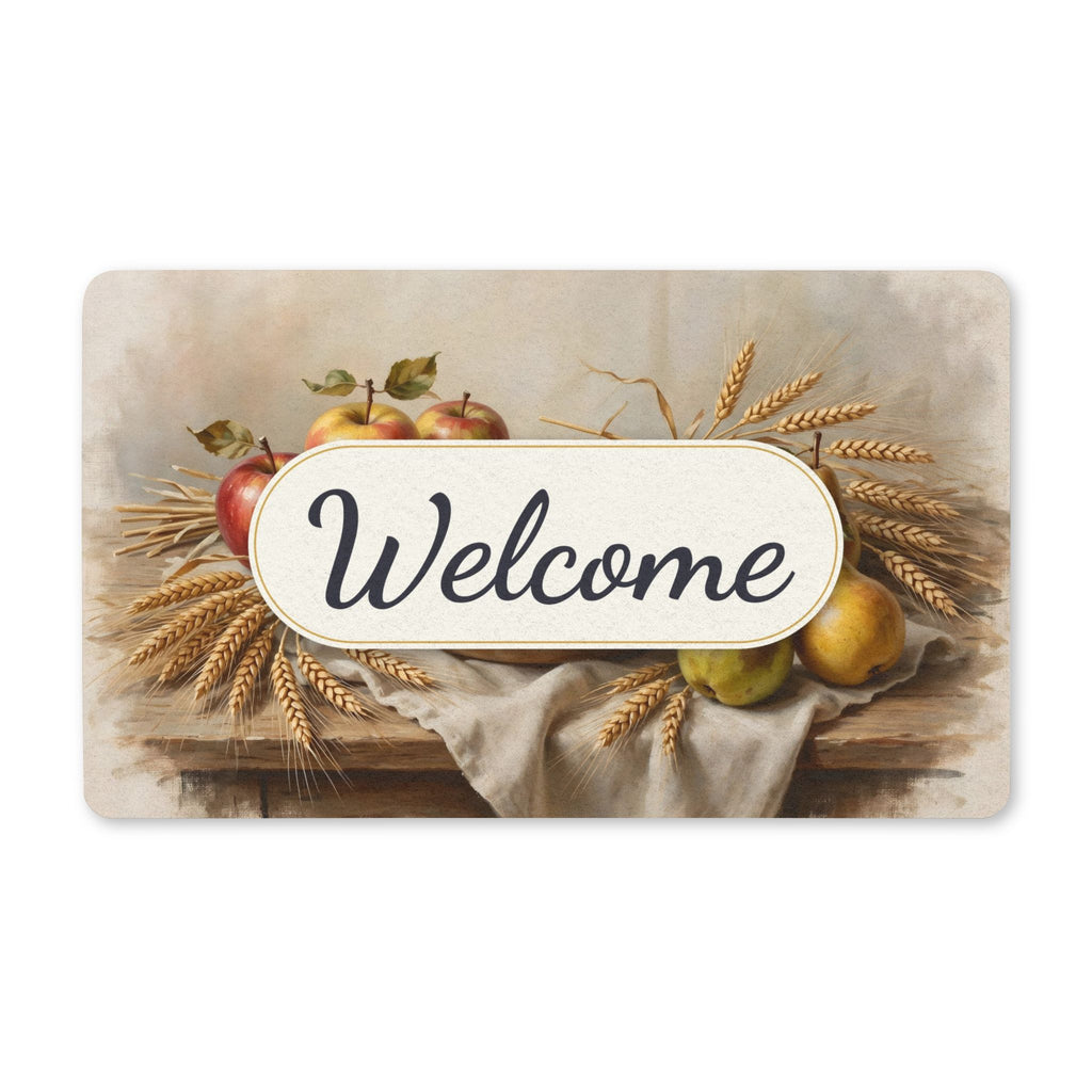Thanksgiving Table Still Life Welcome Doormat