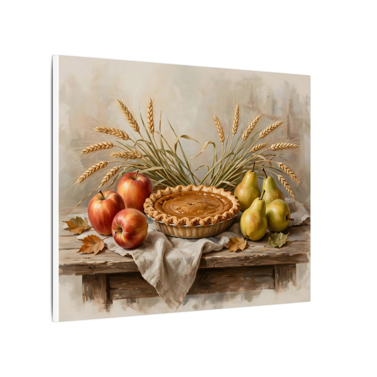 Thanksgiving Table Still Life Canvas Wall Art – Style 2