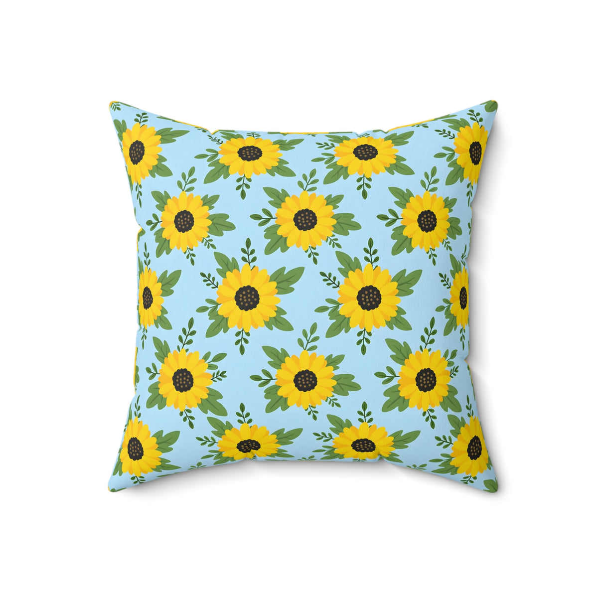 Sunflower Pattern Throw Pillow – Style 2