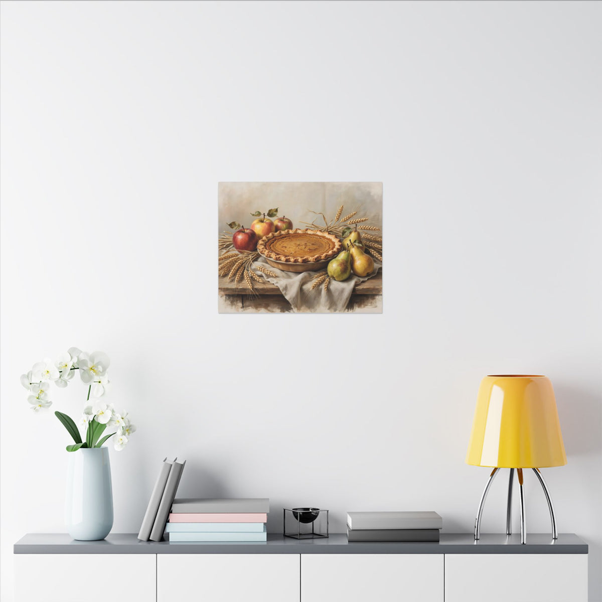Thanksgiving Table Still Life Canvas Wall Art