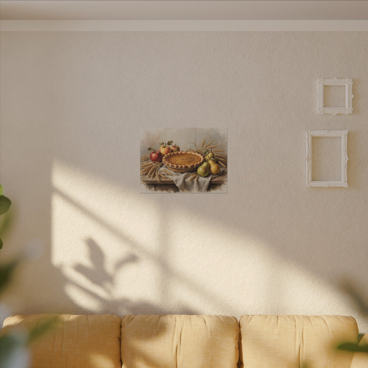 Thanksgiving Table Still Life Canvas Wall Art