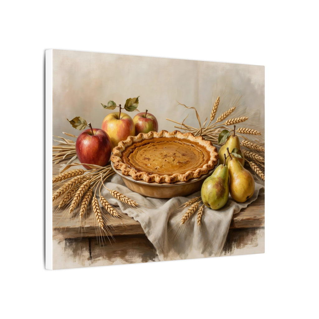 Thanksgiving Table Still Life Canvas Wall Art