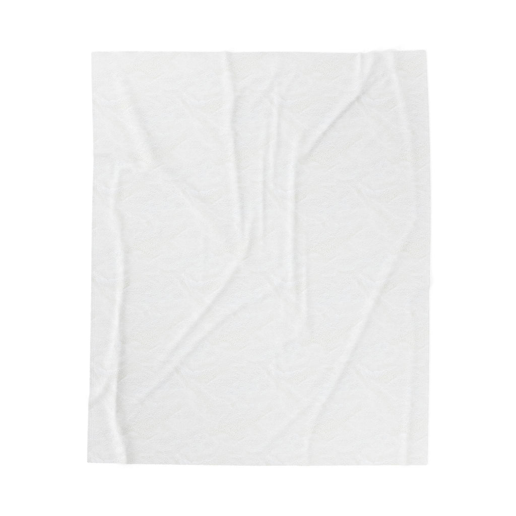 Snowflakes and Mittens Pattern Velveteen Plush Blanket