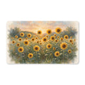 Sunflower Field at Sunset Doormat